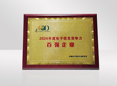 2024年度电子信息竞争力百强企业